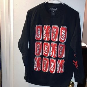 Black Coca-Cola long sleeve tee